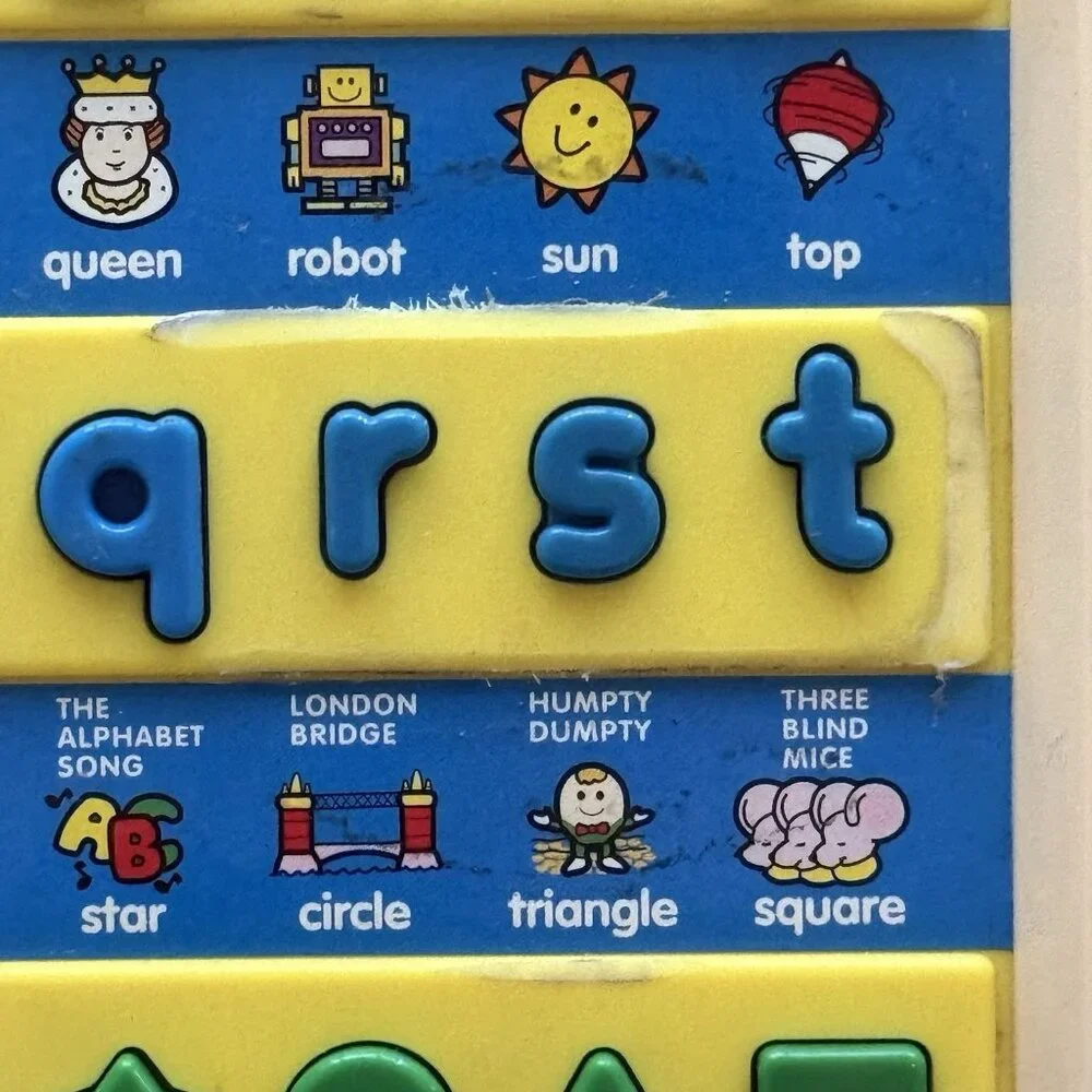 VTG VTECH Talking Little Smart Alphabet Desk 1990's Working Tested Collectible‎